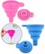 2 Pcs Diamond Painting Tools Funnel - Silicone Collapsible Funnel, Convenient Foldable Beads Container Mosaic Tool for 5D DIY Diamond Painting Kits for Adults.